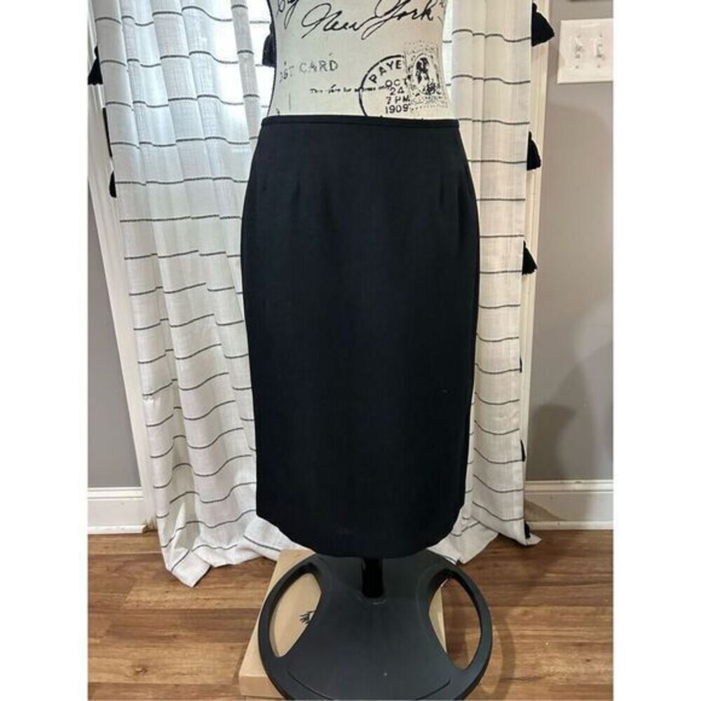 Black Pencil Skirt Size 8 Fully Lined